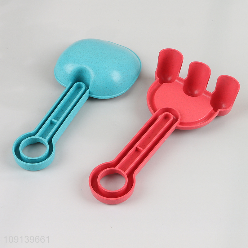 Good price wheat straw sand shovel toys beach toys for children