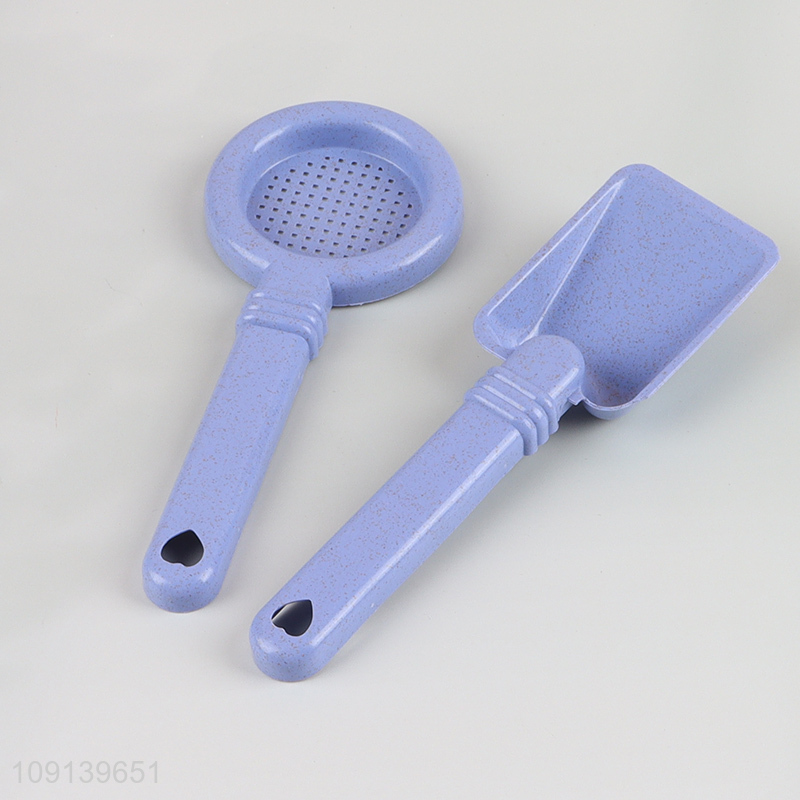 Good quality wheat straw kids sand shovel toys beach toys