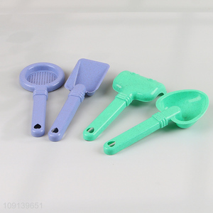 Good quality wheat straw kids sand shovel toys beach toys