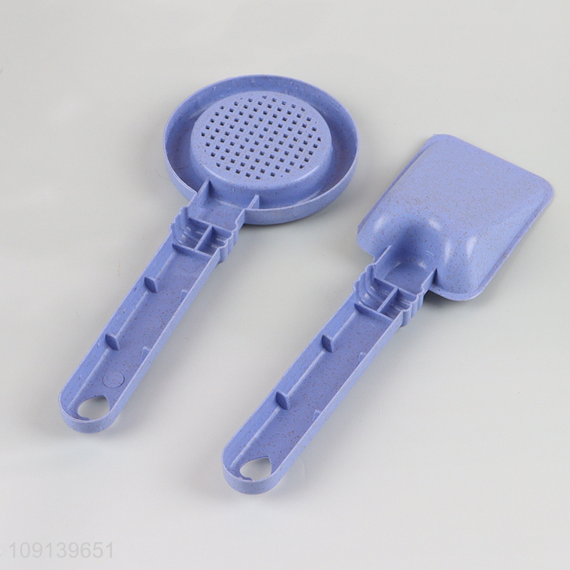 Good quality wheat straw kids sand shovel toys beach toys