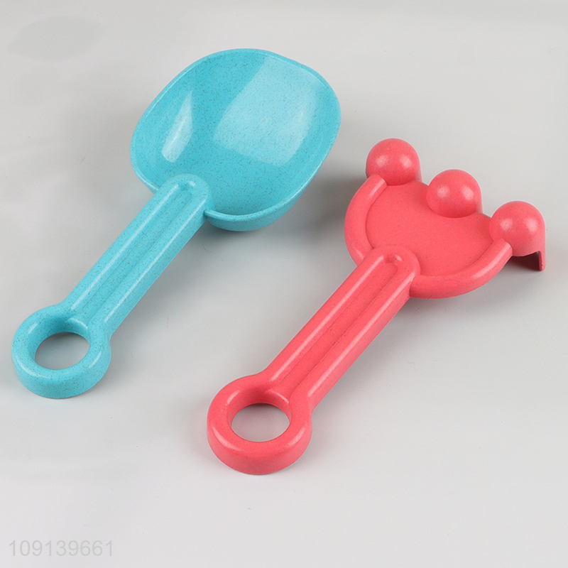 Good price wheat straw sand shovel toys beach toys for children