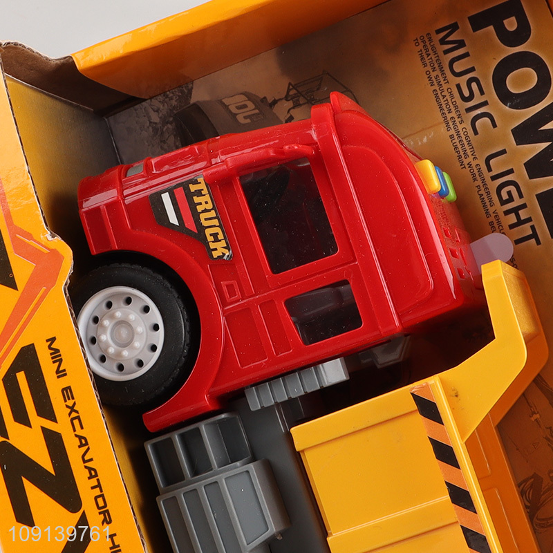 Hot items electric engineering construction carrier truck toy
