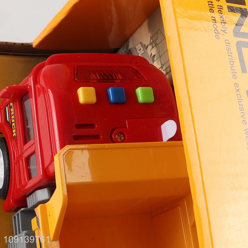 Hot items electric engineering construction carrier truck toy