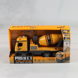 Yiwu market children electric project truck with lights & sound