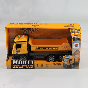 Low price children electric project truck with lights & sound