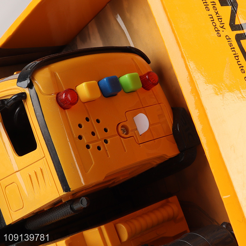 Yiwu market children electric project truck with lights & sound