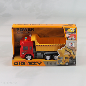 Hot items electric engineering construction carrier truck toy