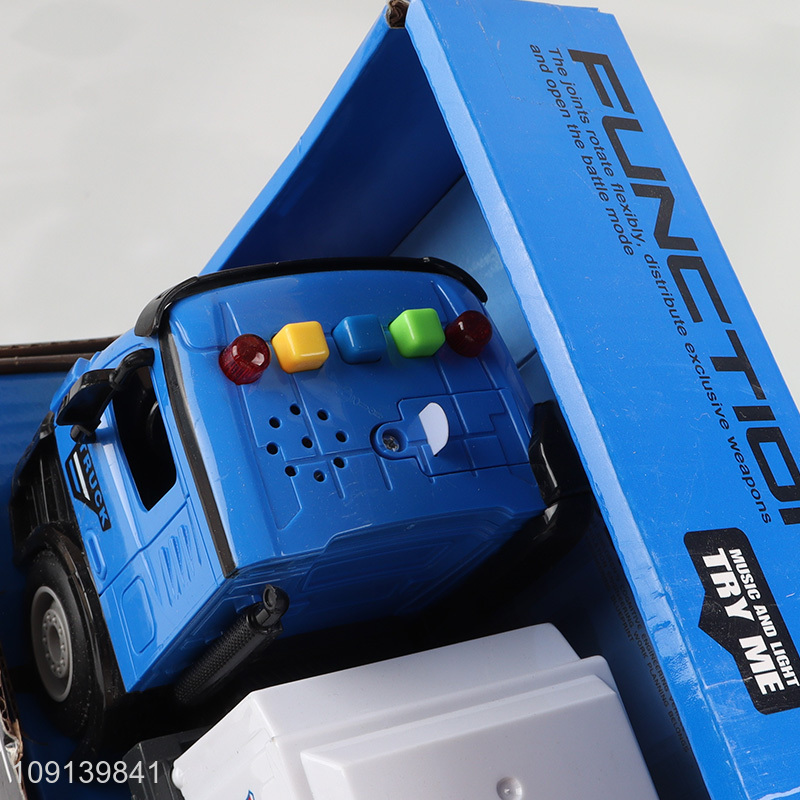 Hot products electric police truck model toys with lights & sound