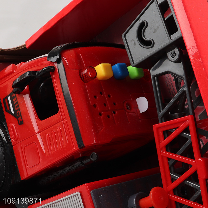 Top products children electric rescue truck toys with lights & sound