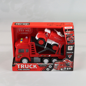 Hot products kids fire engine truck toys inertia truck toys