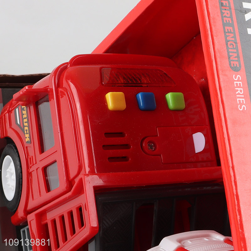 Hot products kids fire engine truck toys inertia truck toys