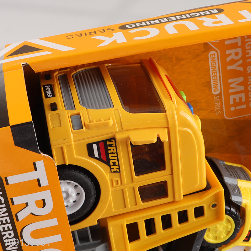 Good selling children inertia engineering truck toys wholesale