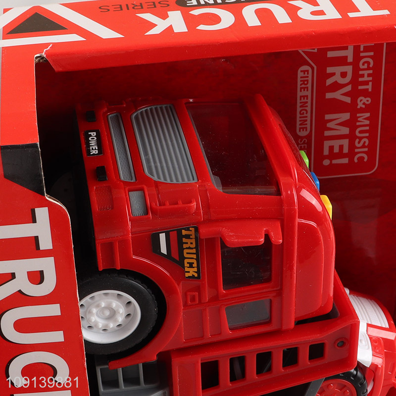 Hot products kids fire engine truck toys inertia truck toys