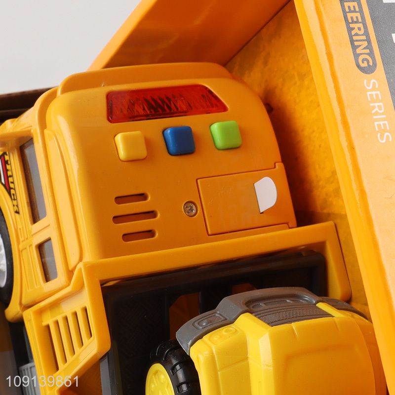 Good selling children inertia engineering truck toys wholesale