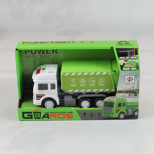 Yiwu market creative electric excavator hire toys with lights & sound