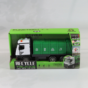 Most popular electric recycle truck toys with lights & sound