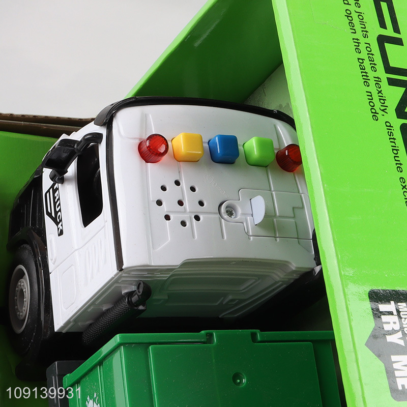 Most popular electric recycle truck toys with lights & sound