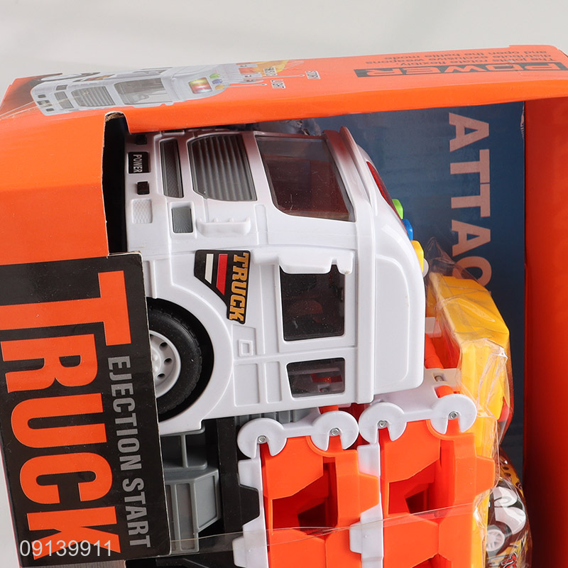 Good price kids ejection start truck toys with lights & sound