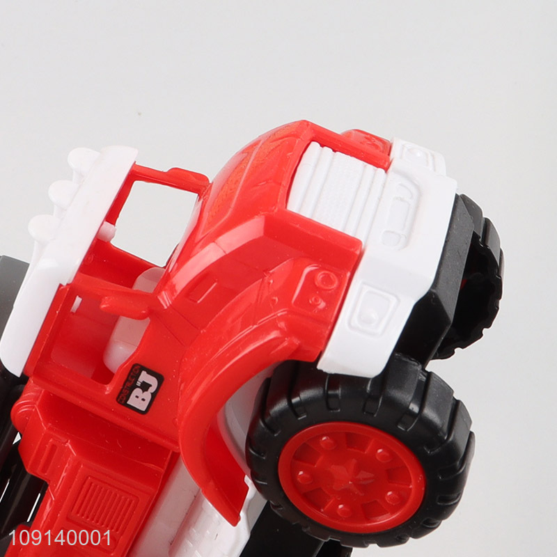 Low price children boys inertia rescue truck toys fire engine truck toys