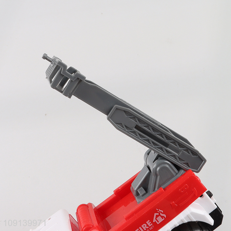 China wholesale inertia fire engine truck toys for children