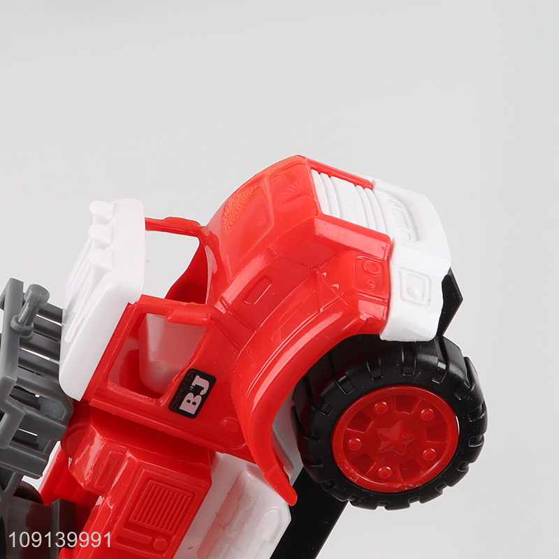 Yiwu market children car toys inertia rescue truck toys