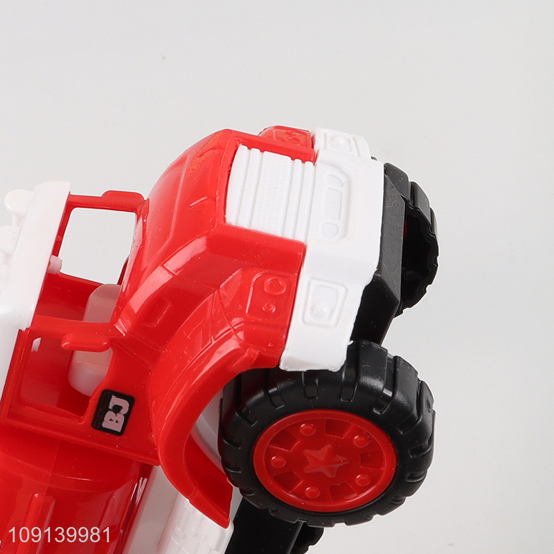 Factory wholesale children inertia rescue truck toys for children