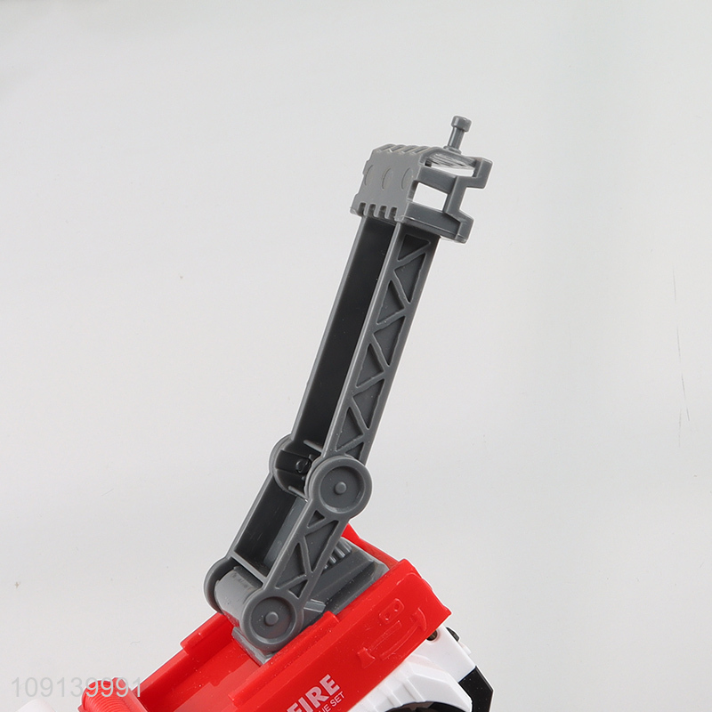 Yiwu market children car toys inertia rescue truck toys