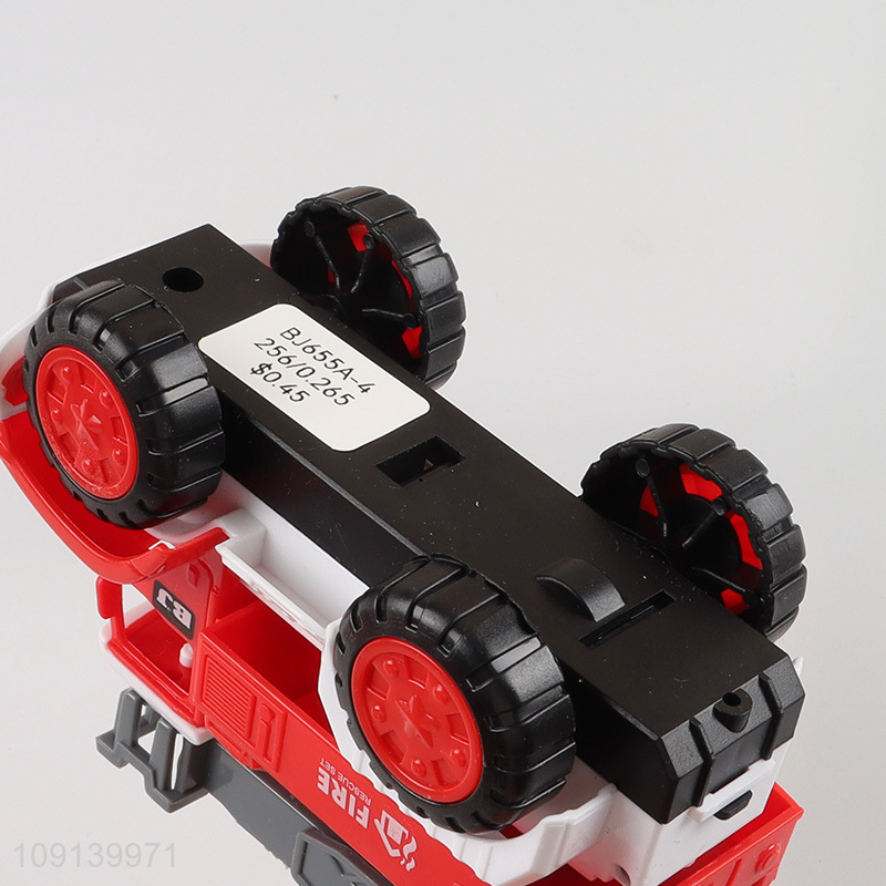 China wholesale inertia fire engine truck toys for children