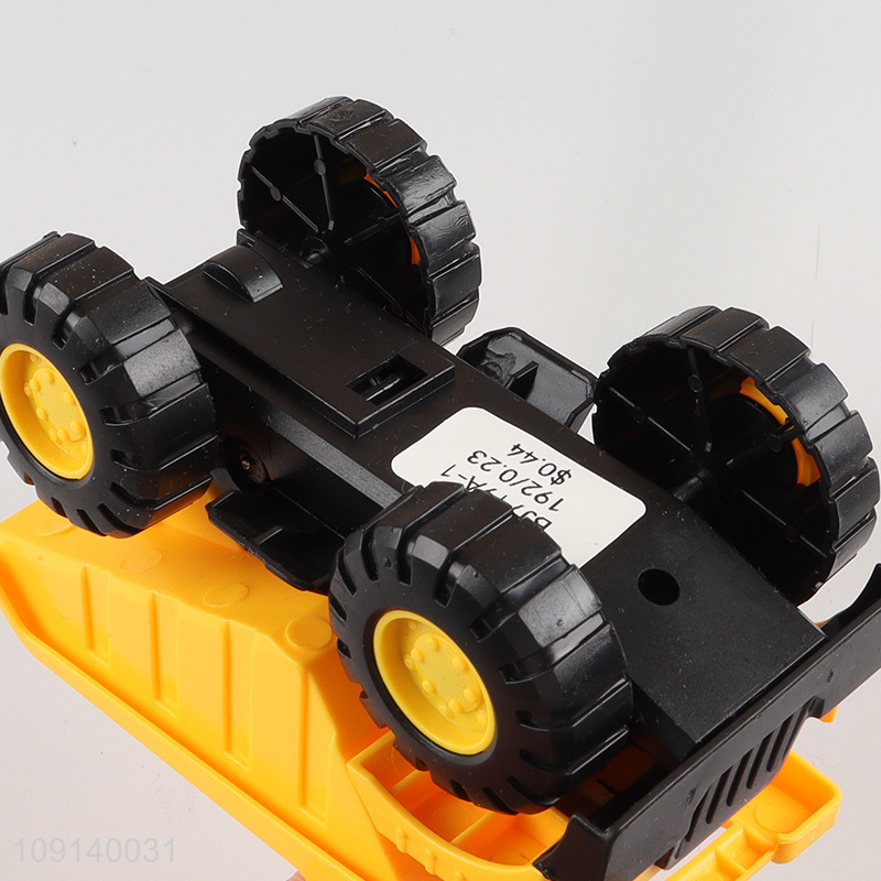Hot products creative children inertial excavator truck toys