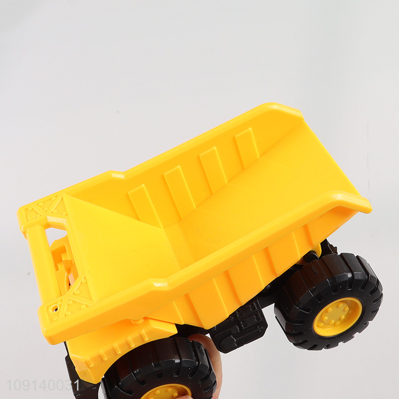 Hot products creative children inertial excavator truck toys