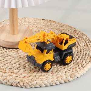 Low price creative kids boys inertia engineering truck toys