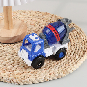 Top products kids inertia engineering truck toys sliding cement mixing trucks