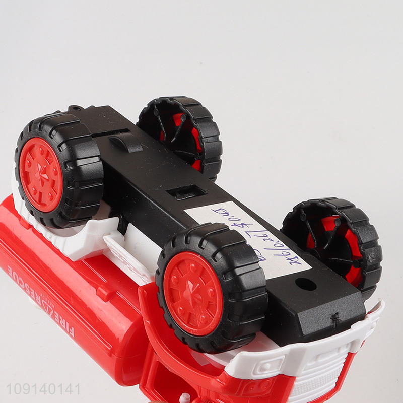 Factory price children inertia fire rescue truck toys for sale
