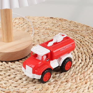 Factory price children inertia fire rescue truck toys for sale