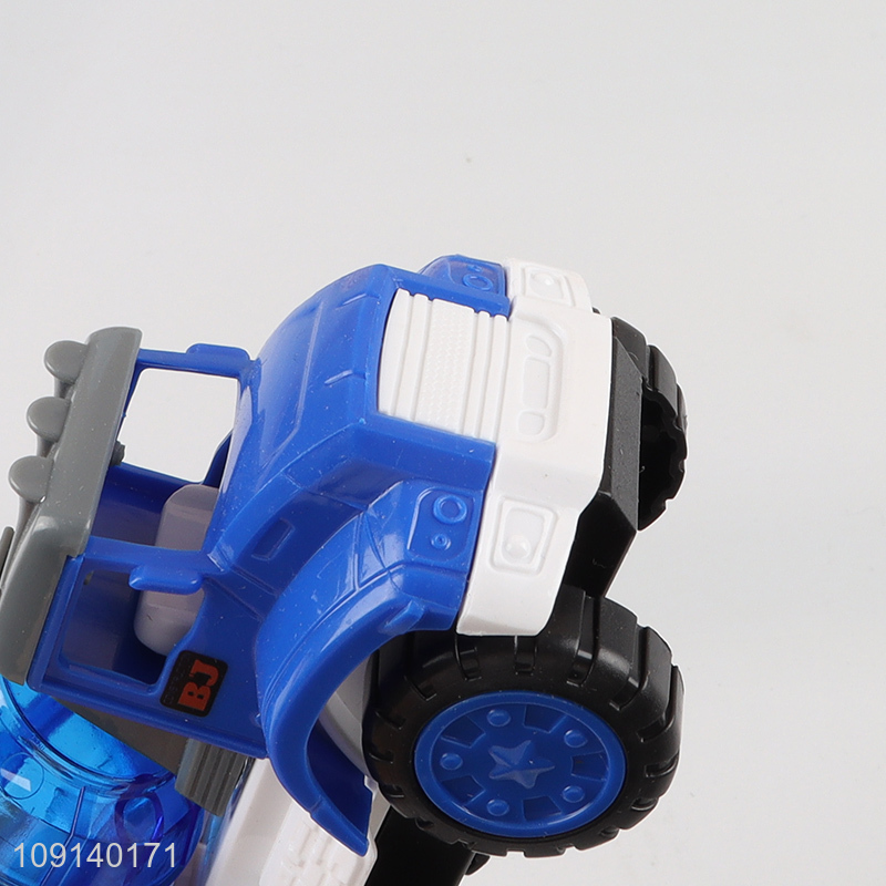 Hot selling plastic friction engineering excavator truck toys
