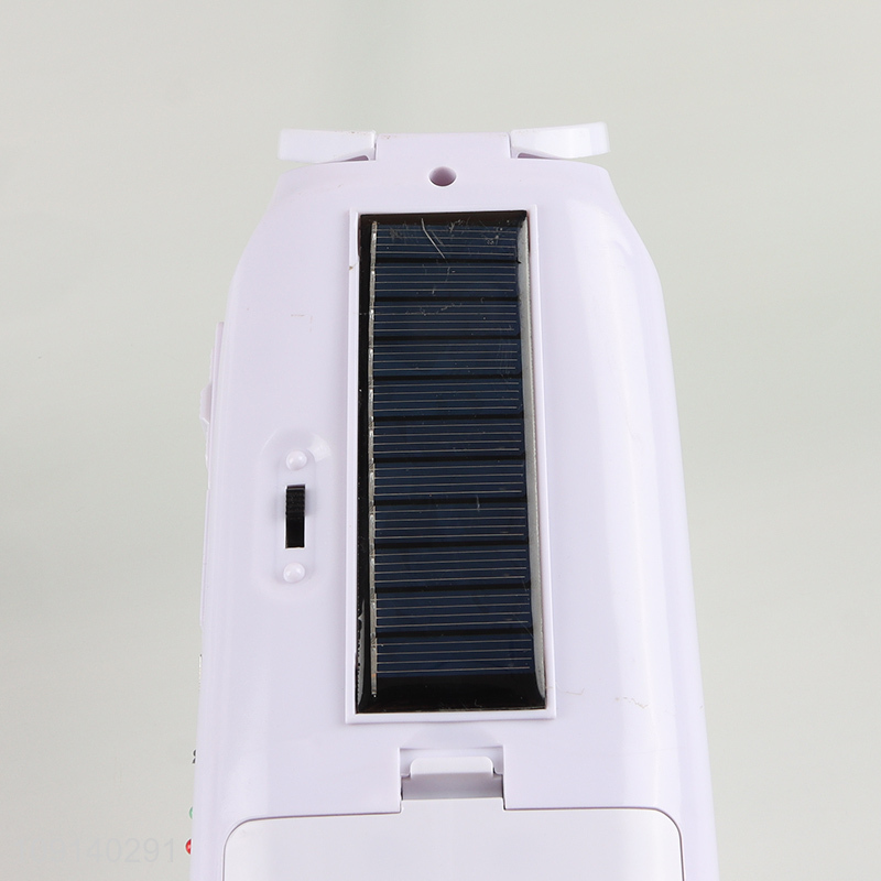 China products portable outdoor camping rechargable solar energy emergency light