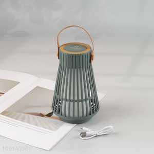 Hot items portable LED flame light camping lights with handle