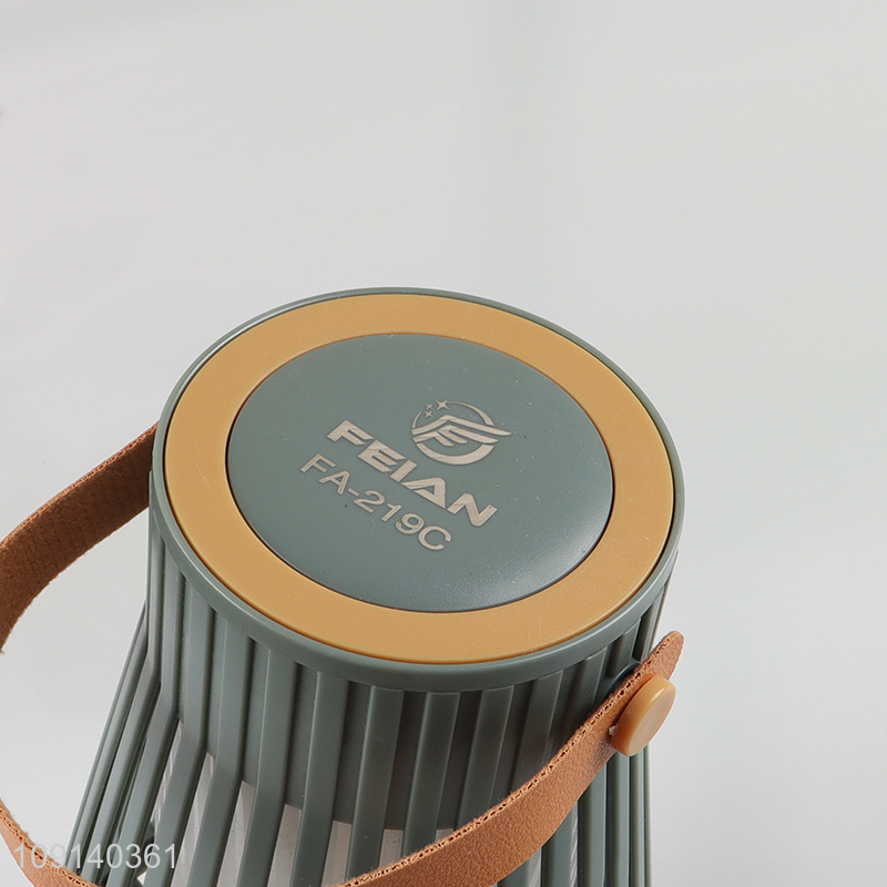 Hot items portable LED flame light camping lights with handle