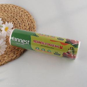 New Arrival 80 Pieces PE Food Storage Bags Fresh-Keeping Bags