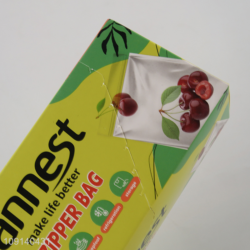 New Product 30 Packs PE Food Storage Ziplock Bags Reusable Zipper Bags