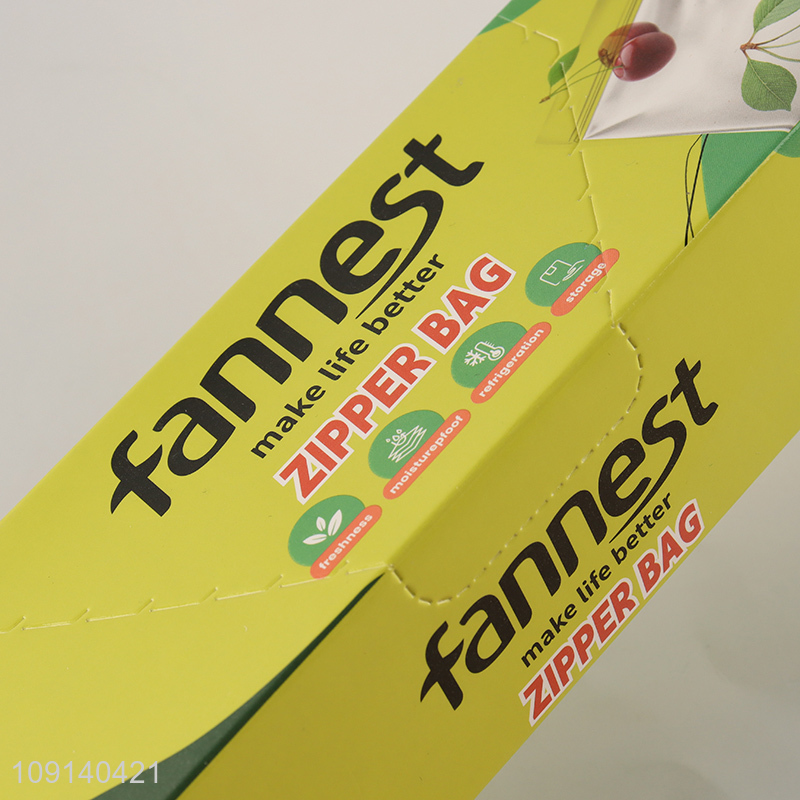 Hot Selling 18 Packs PE Food Storage Ziplock Bags Reusable Zipper Bags