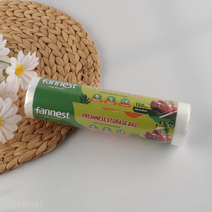 Factory Supply 150 Pieces PE Food Storage Bags Fresh-Keeping Bags