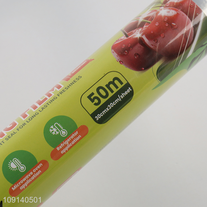 High Quality Clear Plastic Cling Film Plastic Food Wrap