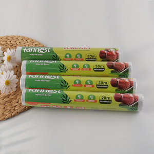 Hot Selling Clear Cling Film Roll Plastic Wrap for Food