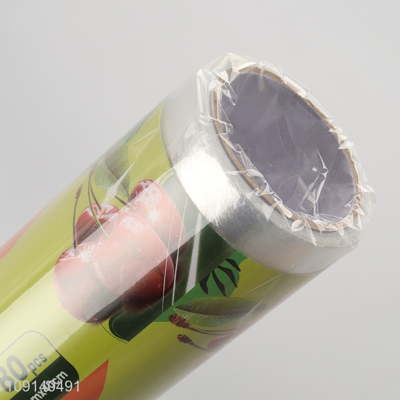 Factory Price 80 Pieces PE Food Storage Bags Fresh-Keeping Bags