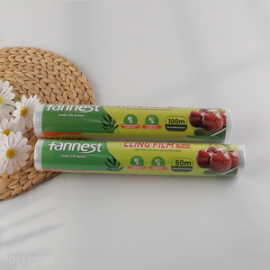 High Quality Clear Plastic Cling Film Plastic Food Wrap