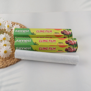 Good Quality BPA Free Plastic Food Wrap Cling Film Roll for Kitchen