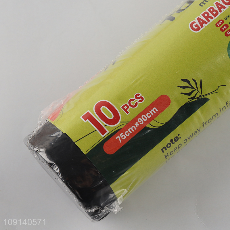 Wholesale 10 Pieces 75X90cm 100L Garbage Bags Drawstring Garbage Bags