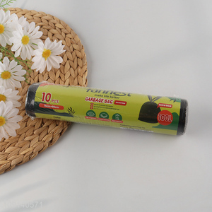 Wholesale 10 Pieces 75X90cm 100L Garbage Bags Drawstring Garbage Bags