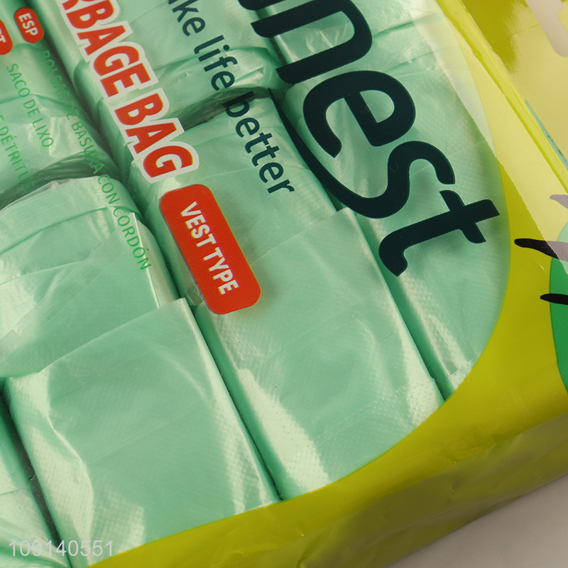 Factory Supply 100 Pieces 45X60cm Garbage Bags Vest Type Garbage Bags